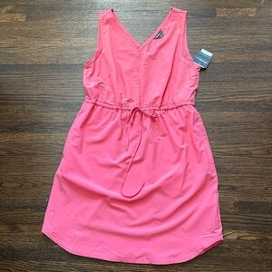 Eddie Bauer Vibrant Pink Midi Dress
